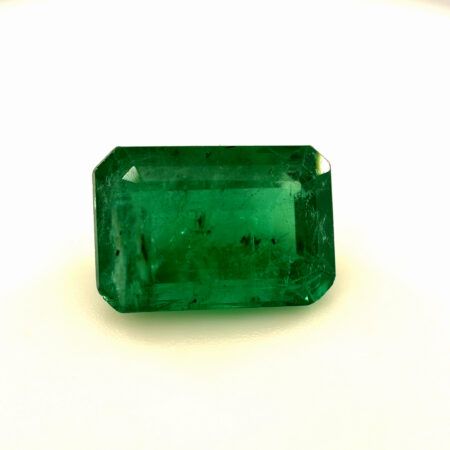 (96M) Natural Zambian Emerald – 3.42 Carats (Emerald Cut) | IGI certified