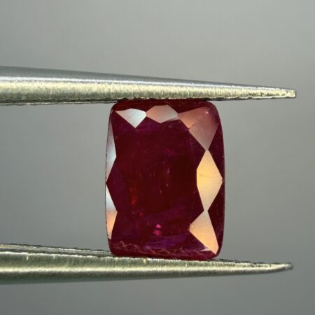 (11D) Natural Ruby – 2.01 Carats (Rectangular Cushion Mixed Cut) | IGI certified
