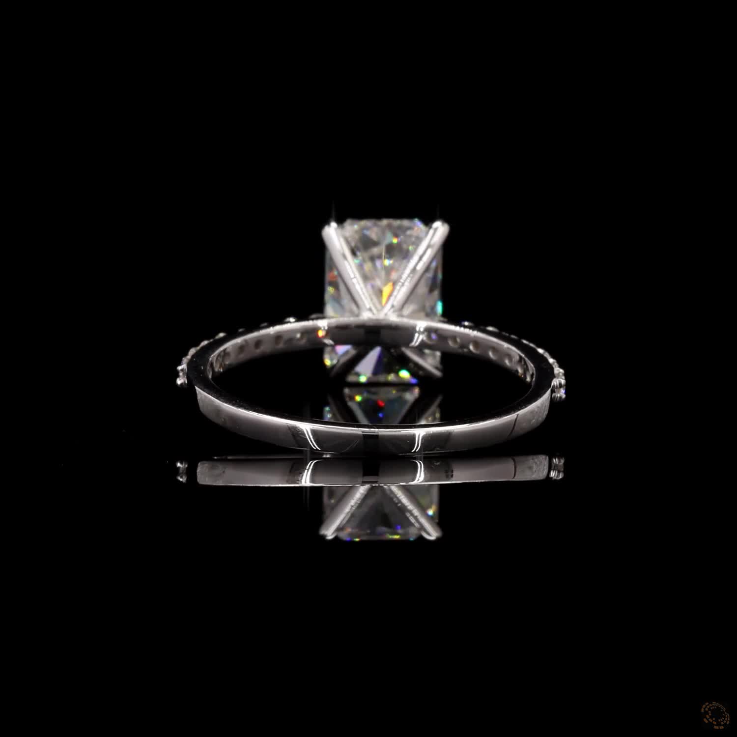 (R-625153)- 1.94 CT Lab-Grown Diamond White Gold Ring - Image 4