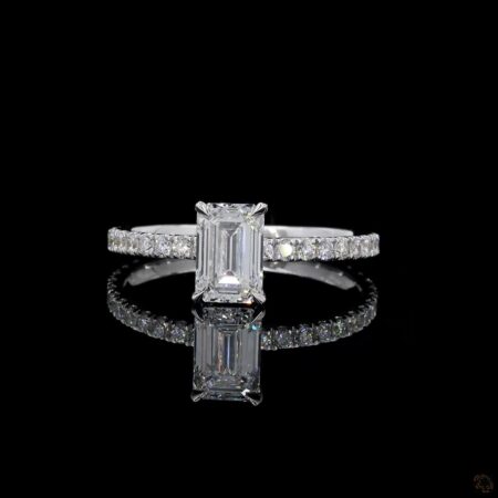 (R-496558) 1.47 CT Lab-Grown Diamond Ring – White Gold