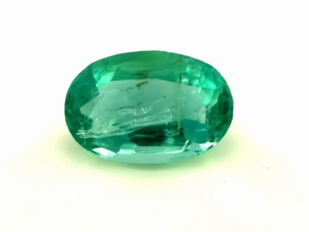 (1W) 1.55 CT Oval Natural Emerald – Zambia Origin | Oval Mixed Cut | IGI certified