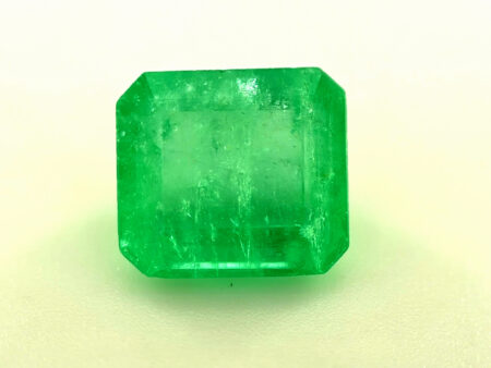 (7W) 3.04 CT Emerald Cut Natural Emerald – Colombia Origin | Emerald Cut | IGI certified