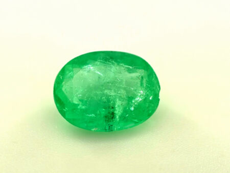 (9W) 1.82 CT Oval Natural Emerald – Colombia Origin | Oval Mixed Cut | IGI certified