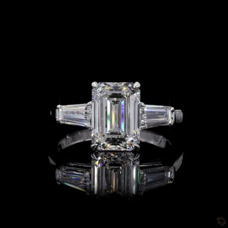 (R-348879) 4.163g 18K White Gold | 1.83 CT Center and 0.33 CT Side Lab-Grown Diamond Ring