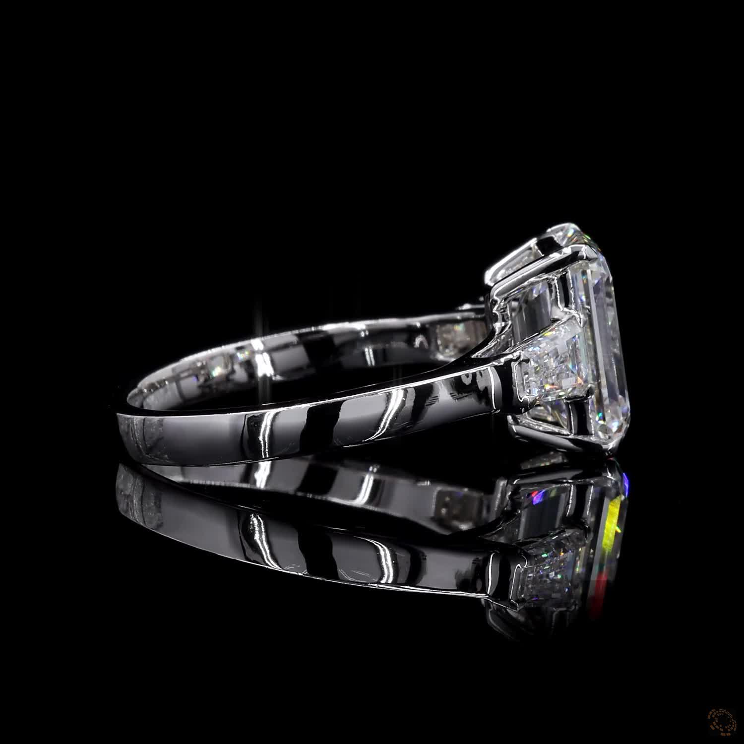 (R-348879) 4.163g 18K White Gold | 1.83 CT Center and 0.33 CT Side Lab-Grown Diamond Ring - Image 5