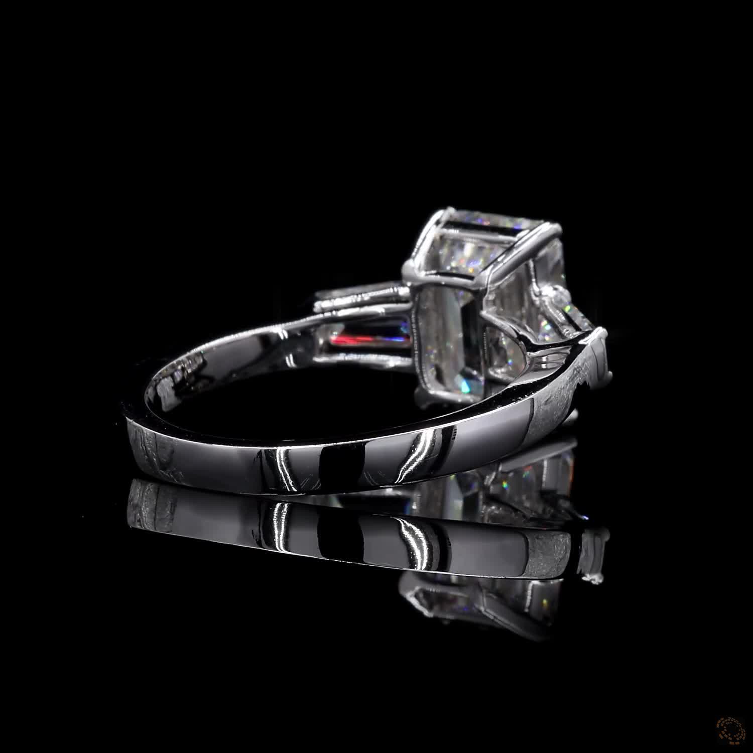 (R-348879) 4.163g 18K White Gold | 1.83 CT Center and 0.33 CT Side Lab-Grown Diamond Ring - Image 6