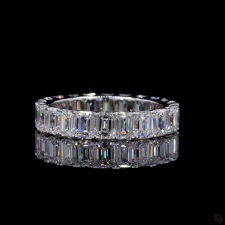 (R-373531) 2.434g Platinum 950 | 1.38 CT Lab-Grown Diamond Band Ring