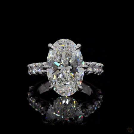 (R-575624) 4.230g 18K White Gold | 2.35 CT Center and 0.29 CT Side | Lab-Grown Diamond Ring