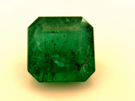 (2 WG) 4.07 CT Square Emerald Cut | Natural Zambian Emerald | Loose Stone | IGI certified