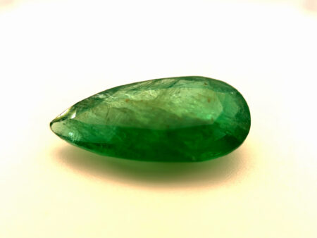 (43 WG) 4.70 CT Pear Mixed Cut | Natural Zambian Emerald | Loose Stone | IGI certified